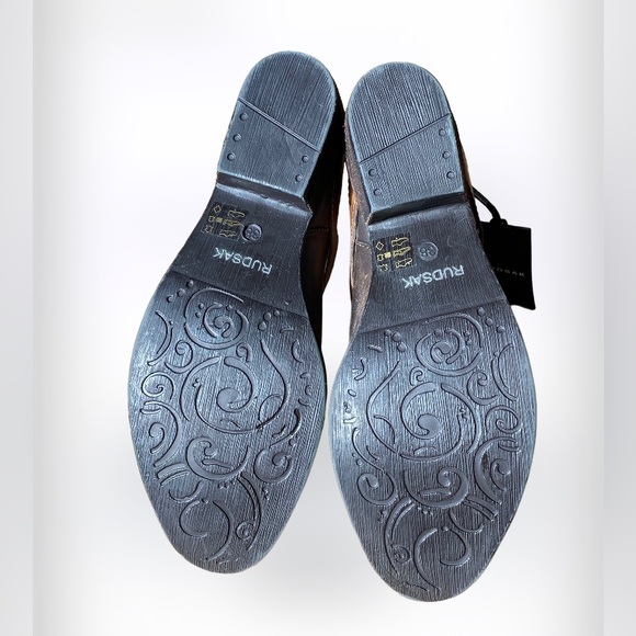 NEW Rudsak Leather Ankle Boots Brown Size 38 - Picture 11 of 11